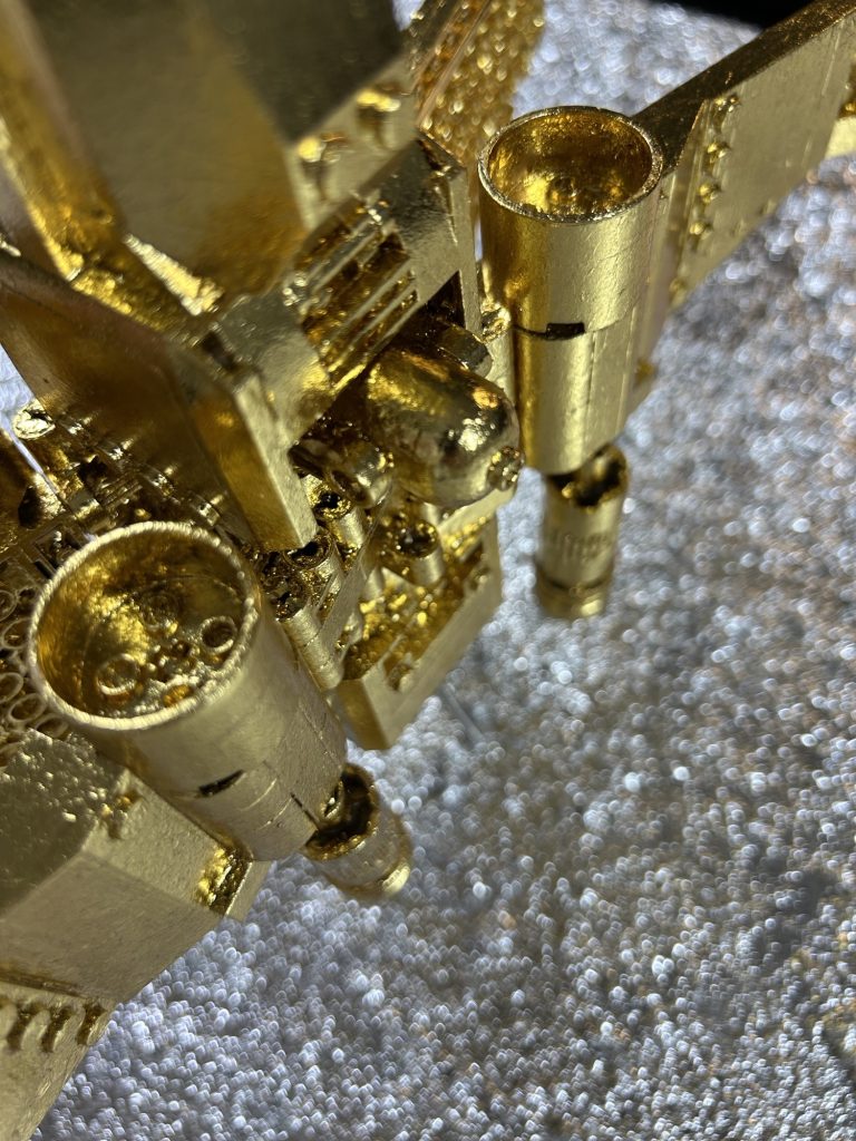 light sky fighter gold detail