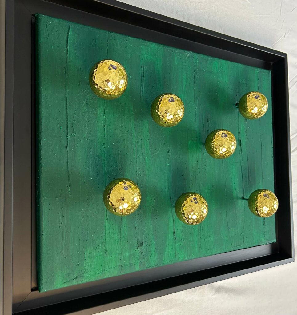 Seb Machten - Sport-inspired by the McIlroy golf ball -Contemporary art