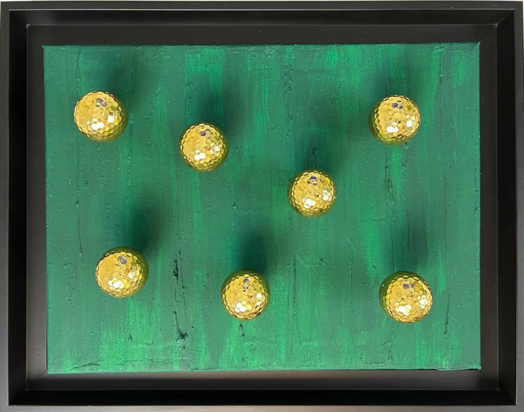 Seb Machten - Sport-inspired by the McIlroy golf ball -Contemporary art