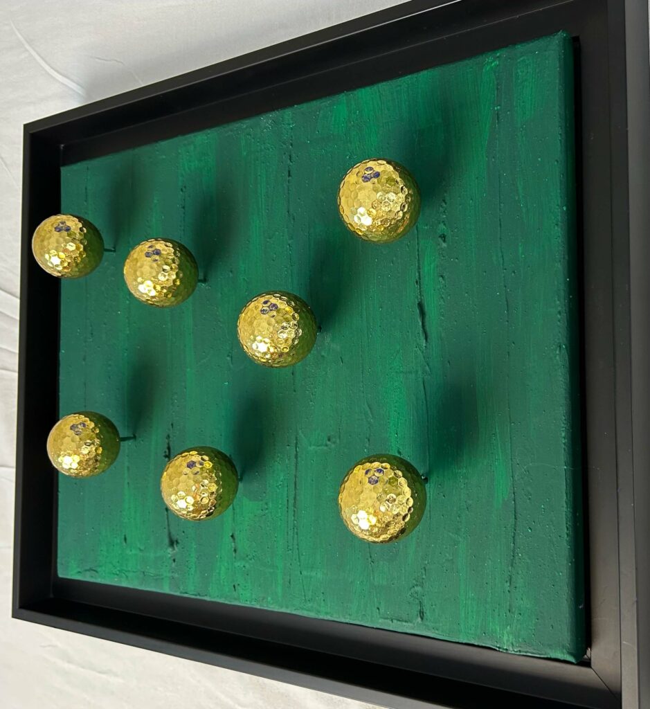 Seb Machten - Sport-inspired by the McIlroy golf ball -Contemporary art