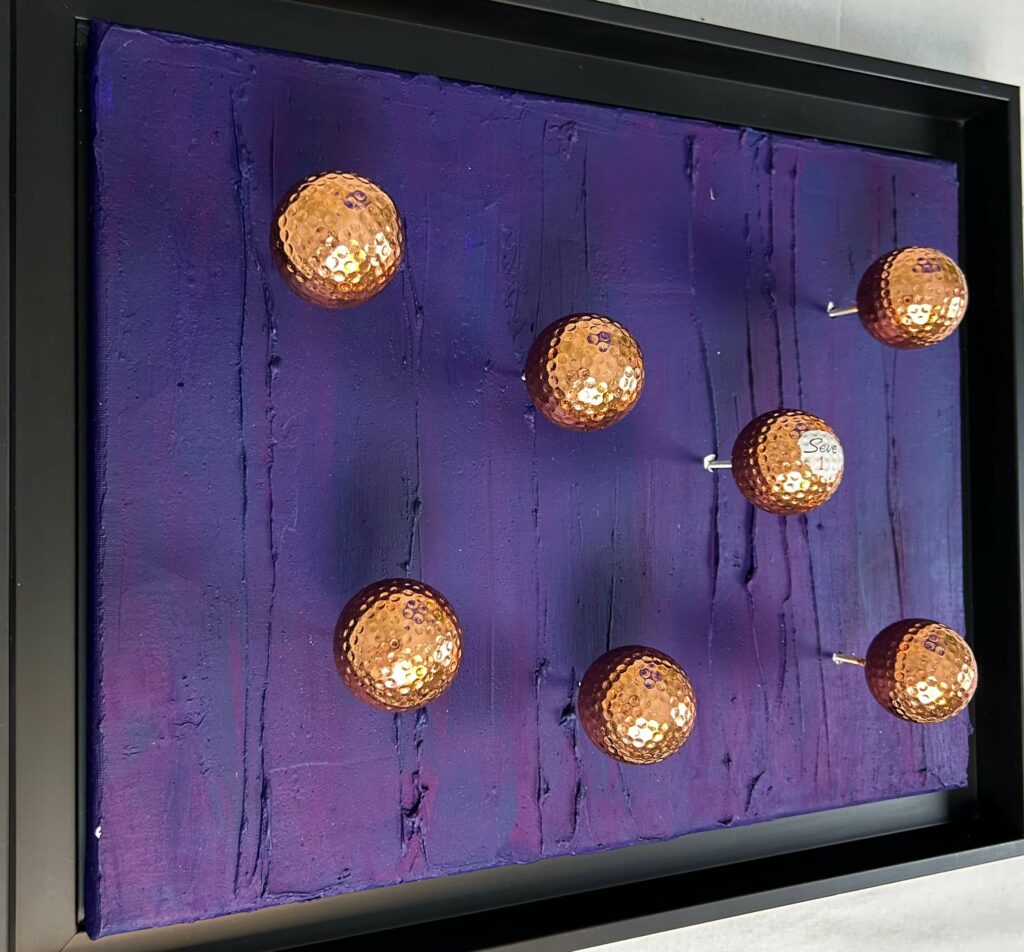 Seb Machten-Sport-Severiano Ballesteros golf ball -Contemporary art