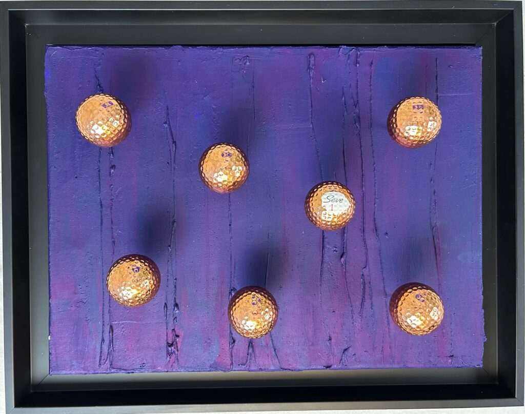 Seb Machten-Sport-Severiano Ballesteros golf ball -Contemporary art