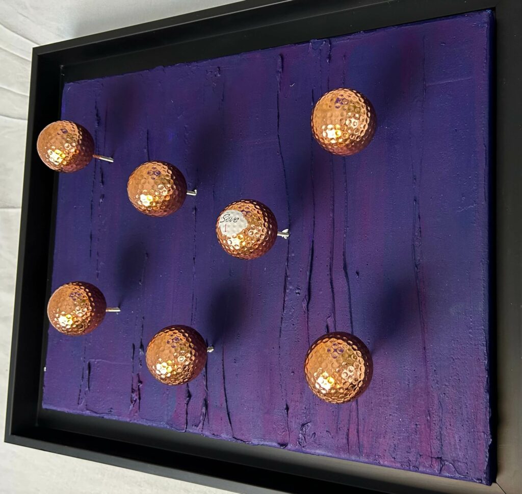 Seb Machten-Sport-Severiano Ballesteros golf ball -Contemporary art