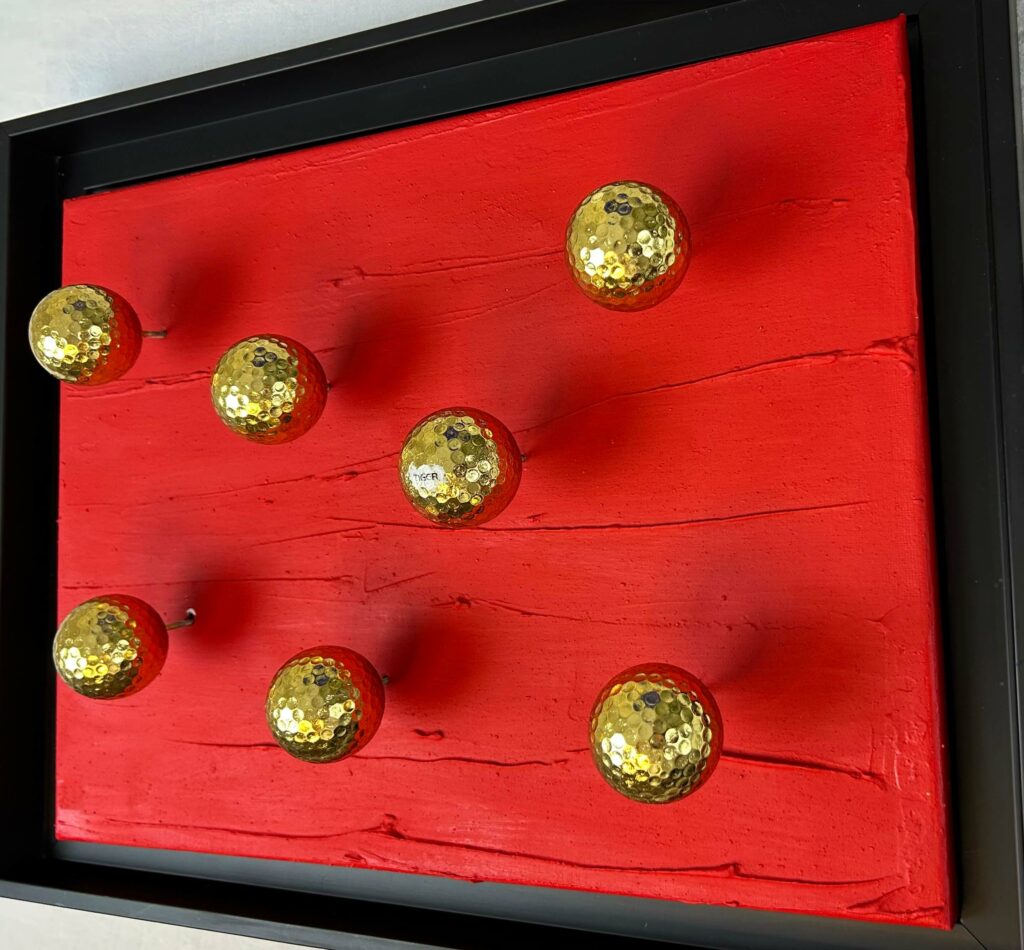 Seb Machten - Sport-inspired by the Tiger golf ball -Contemporary art