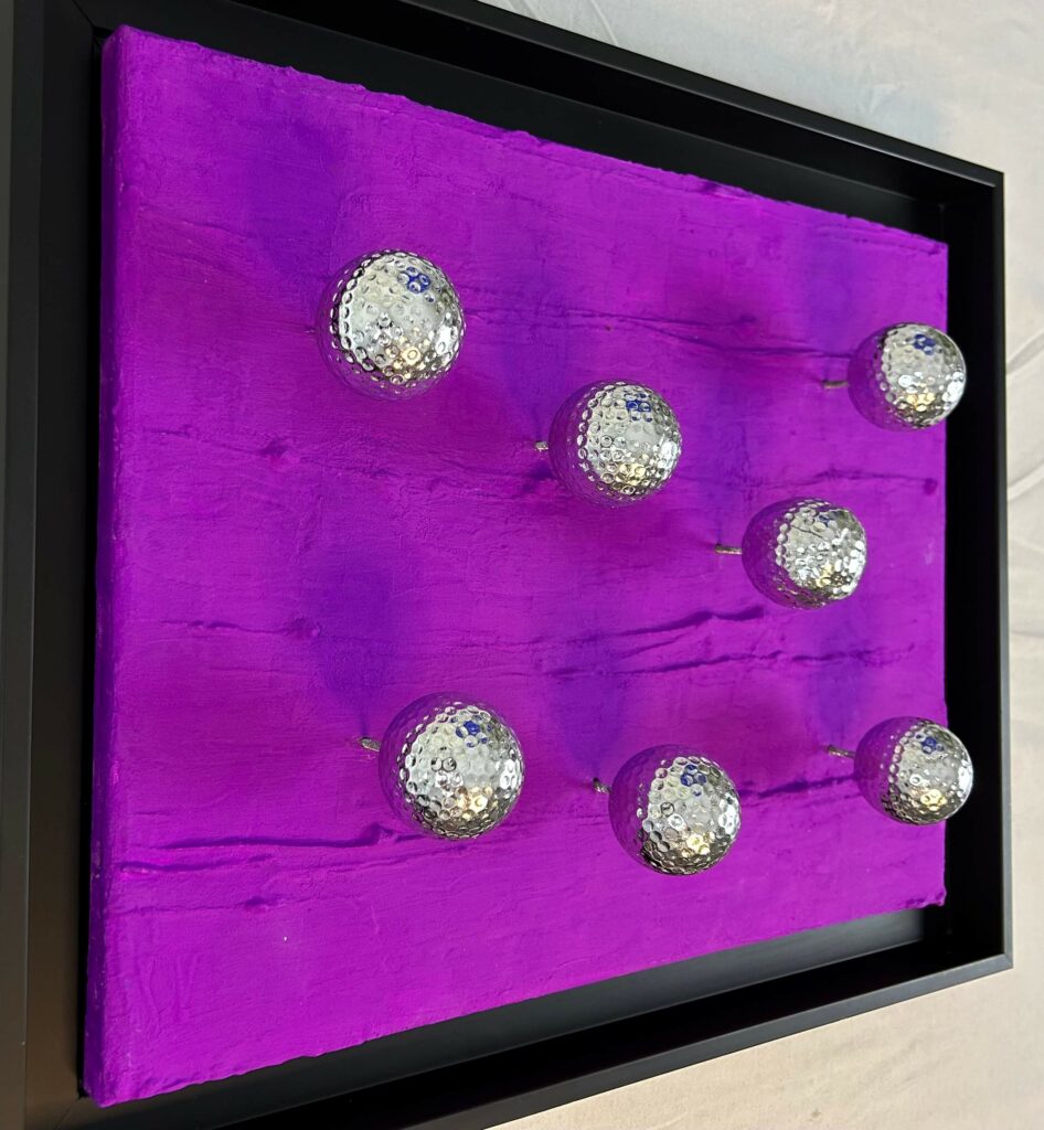 Seb Machten - Sport-inspired by the vintage golf ball -Contemporary art