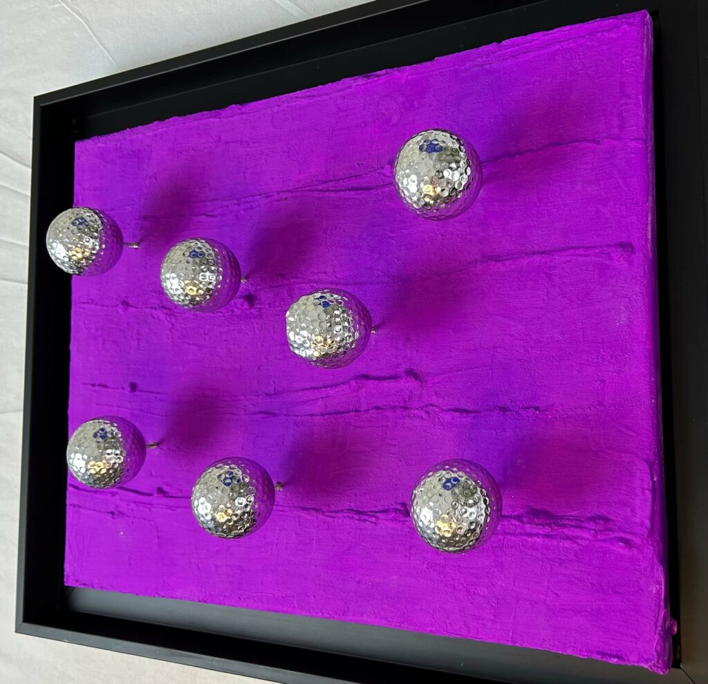 Seb Machten - Sport-inspired by the vintage golf ball -Contemporary art